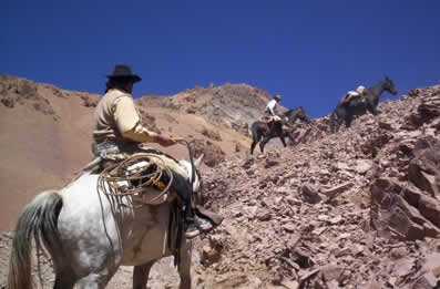 Cruce de la Cordillera de Los Andes Cabalgata Sanmartiniana
