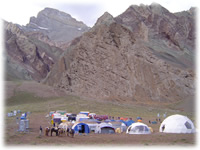 Aconcagua: Trekking en Plaza Francia