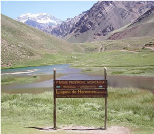 Laguna de Horcones.