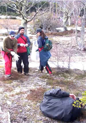 La toma de decisiones en un accidente en ambiente natural